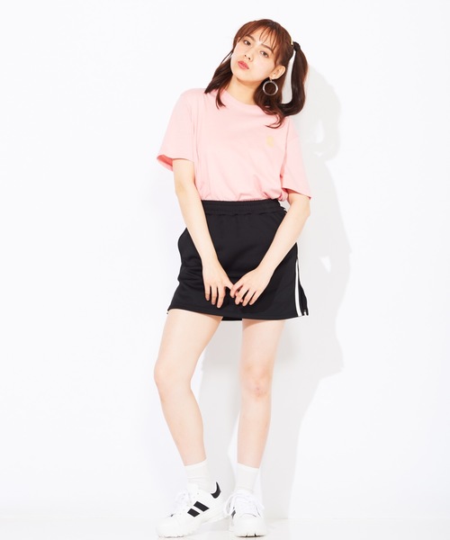 WEGO（ウィゴー）の「WEGO/ワンポイントフルーツ刺繍Tシャツ（Tシャツ/カットソー・メンズ・パープル/ターコイズブルー/ホワイト/ピンク・LARGE/MEDIUM/SMALL）」の15枚目の写真