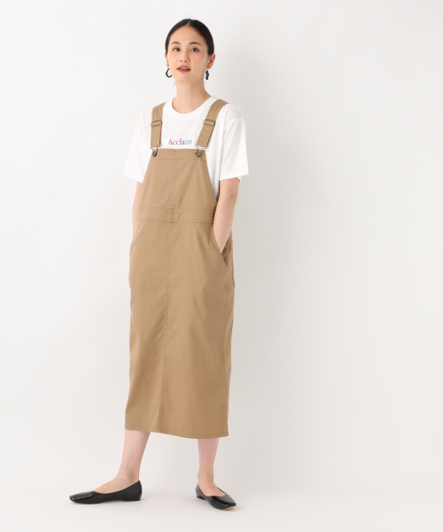 GLOBAL WORK（グローバルワーク）の「カツラギＩラインジャンスカ/838931（ワンピース・レディース・ブラック/ベージュ/オフホワイト・FREE）」の11枚目の写真