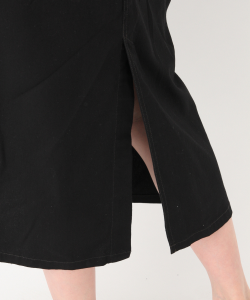 GLOBAL WORK（グローバルワーク）の「カツラギＩラインジャンスカ/838931（ワンピース・レディース・ブラック/ベージュ/オフホワイト・FREE）」の7枚目の写真