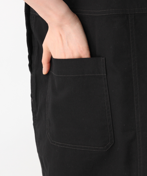 GLOBAL WORK（グローバルワーク）の「カツラギＩラインジャンスカ/838931（ワンピース・レディース・ブラック/ベージュ/オフホワイト・FREE）」の9枚目の写真