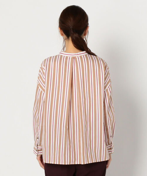 NOLLEY’S(ノーリーズ)の「マルチストライプスキッパーブラウス(シャツ/ブラウス・レディース・グリーン系その他3/ブラウン系その他3・38)」の20枚目の写真