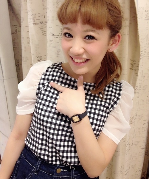 Chico（チコ）の「ギャザー袖シフォンTOPS（Tシャツ/カットソー・レディース・ホワイト/ブラック/レッド/ダークブルー/ネイビー・FREE）」の17枚目の写真