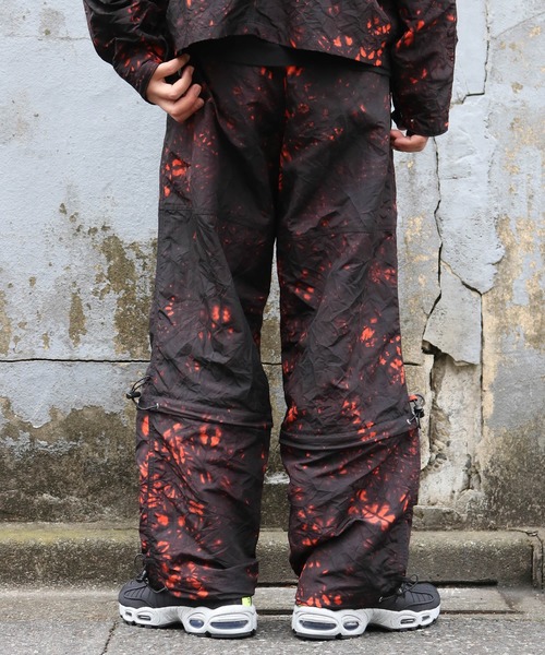 セール】MYne/マイン dyed nylon pants タイダイ柄ナイロン