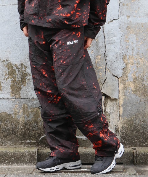 MYNE dyed nylon pants タイダイ柄ナイロンパンツ セール】MYne/マイン dyed nylon pants タイダイ柄ナイロン