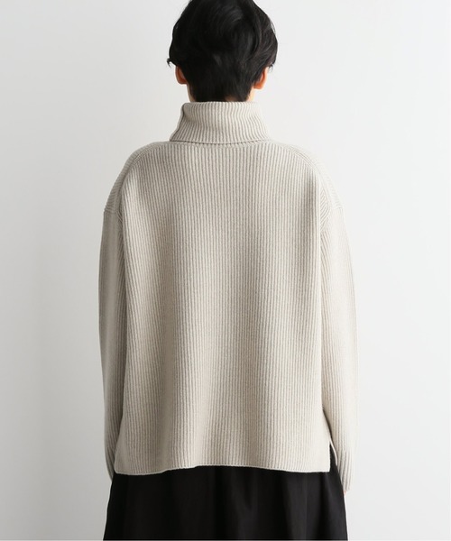JOURNAL STANDARD LUXE(ジャーナルスタンダード ラックス)の「アゼキョウシュク タートルプルオーバー(ニット/セーター・レディース・ベージュ/ブラウン・FREE)」の5枚目の写真