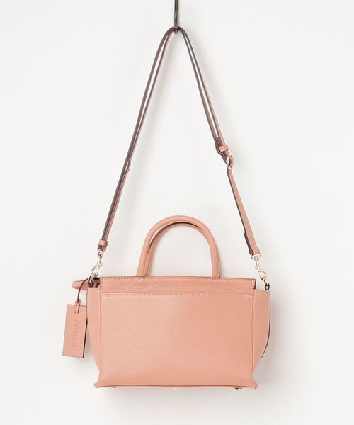 PotioR（ポティオール）の「POTIOR / ストラップ付ハンドバッグ（ショルダーバッグ・レディース・ライトピンク/ホワイト・FREE）」の3枚目の写真