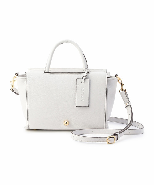 PotioR（ポティオール）の「POTIOR / ストラップ付ハンドバッグ（ショルダーバッグ・レディース・ライトピンク/ホワイト・FREE）」の2枚目の写真