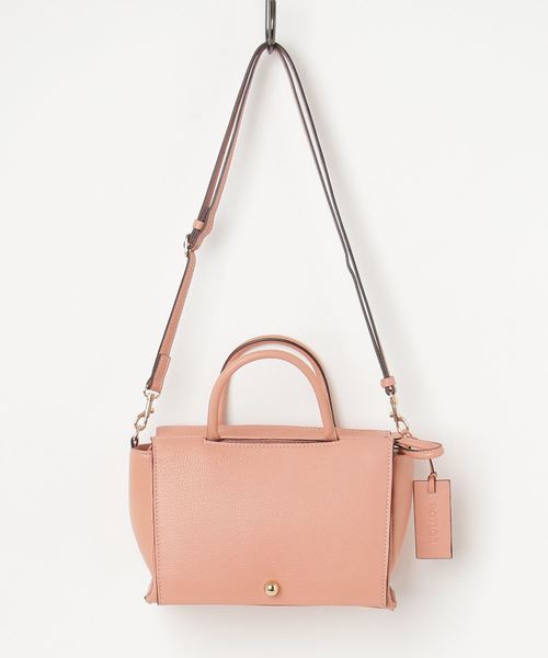 PotioR（ポティオール）の「POTIOR / ストラップ付ハンドバッグ（ショルダーバッグ・レディース・ライトピンク/ホワイト・FREE）」の6枚目の写真