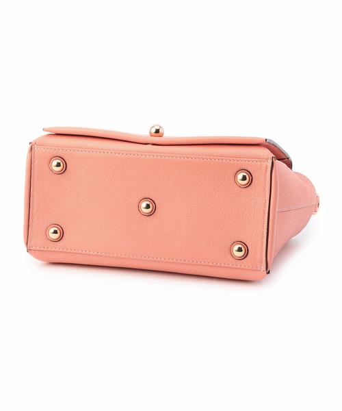 PotioR（ポティオール）の「POTIOR / ストラップ付ハンドバッグ（ショルダーバッグ・レディース・ライトピンク/ホワイト・FREE）」の8枚目の写真