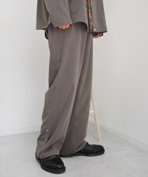 ワイドストレートパンツ セットアップ