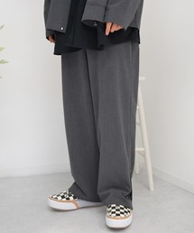 ワイドストレートパンツ　セットアップ