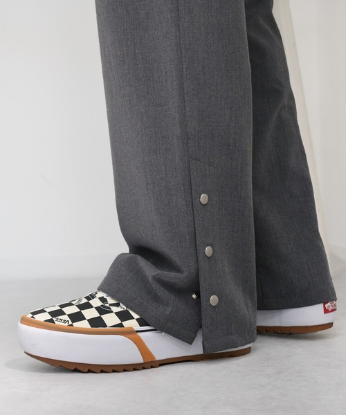 kutir（クティール）の「ワイドストレートパンツ　セットアップ（その他パンツ・メンズ・ライトグレー/チャコールグレー/ダークブラウン・LARGE/MEDIUM）」の5枚目の写真