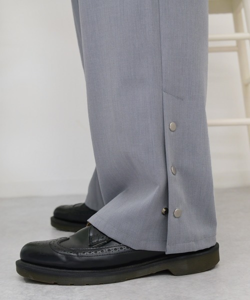 kutir（クティール）の「ワイドストレートパンツ　セットアップ（その他パンツ・メンズ・ライトグレー/チャコールグレー/ダークブラウン・LARGE/MEDIUM）」の12枚目の写真