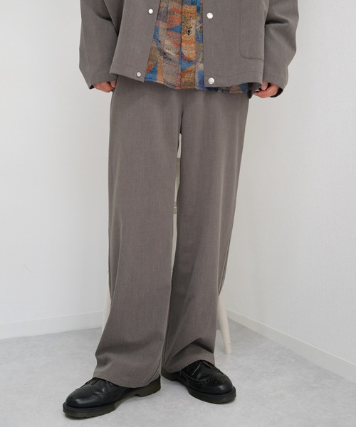 kutir（クティール）の「ワイドストレートパンツ　セットアップ（その他パンツ・メンズ・ライトグレー/チャコールグレー/ダークブラウン・LARGE/MEDIUM）」の16枚目の写真
