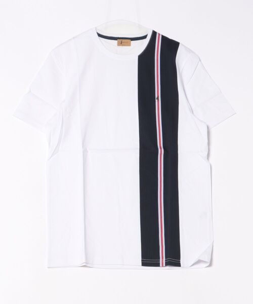 Gabicci(ガビッチ)の「Gabicci ガビッチ ティップラインTシャツ(Tシャツ/カットソー・メンズ・ネイビー/ホワイト・SMALL/LARGE/MEDIUM)」の2枚目の写真