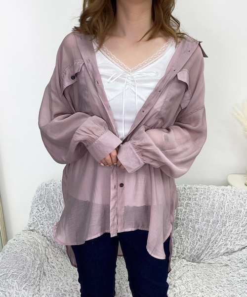 PairPair（ペアペア）の「リボン付きレースタンク（タンクトップ・レディース・ブラック/オフホワイト/ライトグリーン/モカ/ラベンダー・FREE）」の2枚目の写真