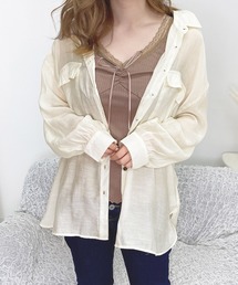 PairPair | リボン付きレースタンク(タンクトップ)