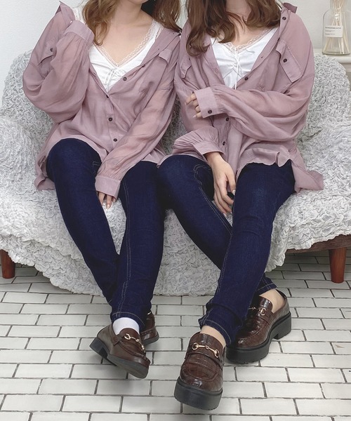 PairPair（ペアペア）の「リボン付きレースタンク（タンクトップ・レディース・ブラック/オフホワイト/ライトグリーン/モカ/ラベンダー・FREE）」の6枚目の写真