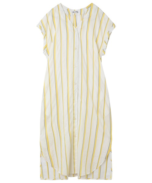 No Collar Shirt Shirt Collar Dress ワンピース ワンピース Milkfed ミルクフェド のファッション