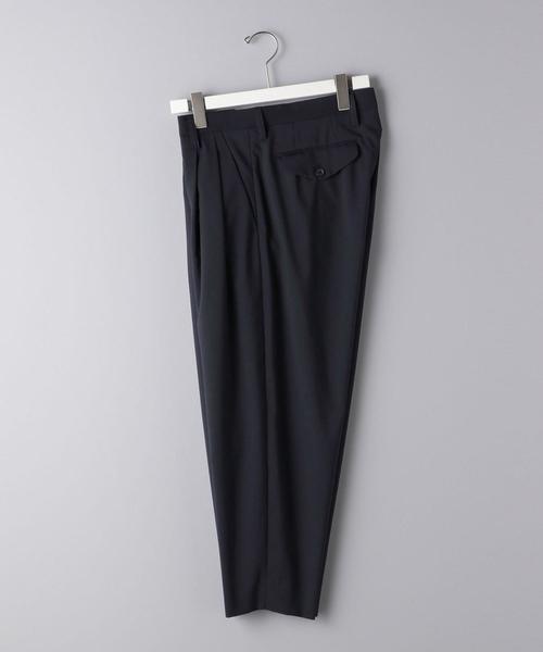 kolor（カラー）の「＜kolor（カラー）＞ ウール ポリエステル ２プリーツ■■■（その他パンツ・メンズ・ネイビー/ダークグリーン/グレー・1/2/3）」の3枚目の写真