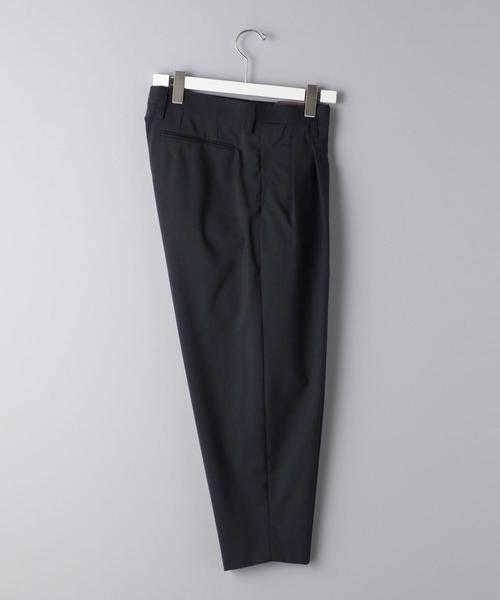 kolor（カラー）の「＜kolor（カラー）＞ ウール ポリエステル ２プリーツ■■■（その他パンツ・メンズ・ネイビー/ダークグリーン/グレー・1/2/3）」の4枚目の写真