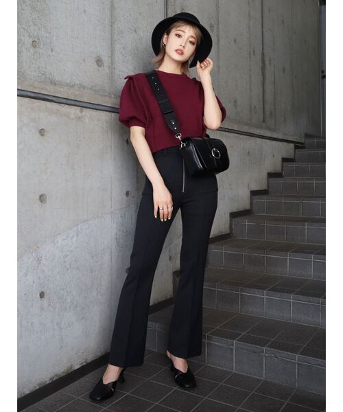 EMODA（エモダ）の「ワイドフェルトハット（ハット・レディース・ブラック/その他・FREE）」の6枚目の写真