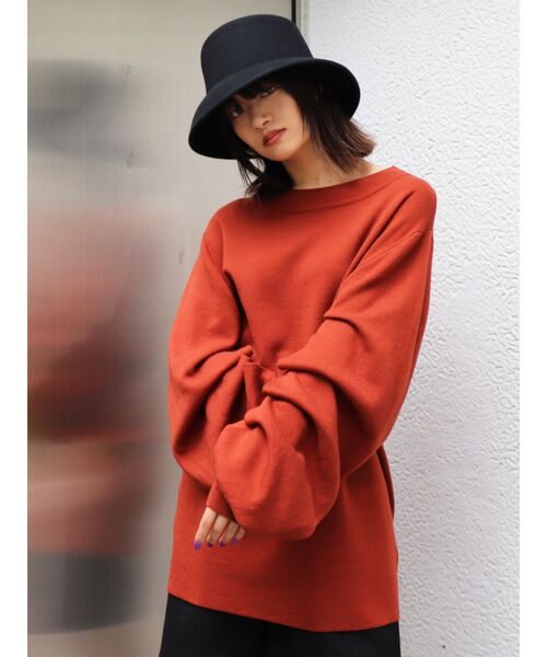 EMODA（エモダ）の「ワイドフェルトハット（ハット・レディース・ブラック/その他・FREE）」の7枚目の写真