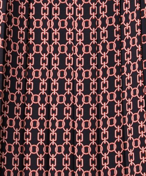 新品タグ付/ユナイテッドアローズ　UBCBチェーンプリント/プリーツスカート UNITED ARROWS（ユナイテッドアローズ）の「UBCB チェーン