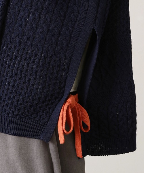 FRAPBOIS（フラボア）の「リースベスト（ニット/セーター・レディース・ネイビー/ブラック・1/2）」の18枚目の写真