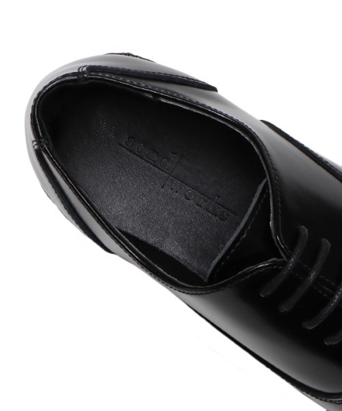 LUGG NAGG（ラグナグ）の「【Stnd works/スタンドワークス】走れる!!カウレザースクエアトゥ　ストレートチップドレスシューズ（ドレスシューズ・メンズ・ブラック/ダークブラウン・26.5cm/26.0cm/27.0cm/25.5cm/25.0cm/27.5cm）」の14枚目の写真