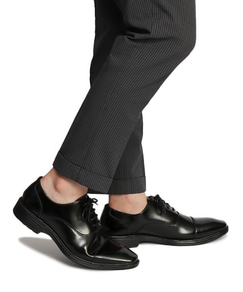 LUGG NAGG（ラグナグ）の「【Stnd works/スタンドワークス】走れる!!カウレザースクエアトゥ　ストレートチップドレスシューズ（ドレスシューズ・メンズ・ブラック/ダークブラウン・26.5cm/26.0cm/27.0cm/25.5cm/25.0cm/27.5cm）」の11枚目の写真