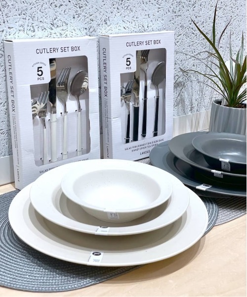 LAKOLE（ラコレ）の「マットリムカレーパスタ皿 / LAKOLE（食器・レディース・ブラック/イエロー/桜/アイボリー・FREE）」の16枚目の写真