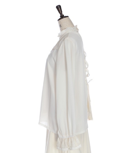 axes femme（アクシーズファム）の「バックシャンブラウスＰＯ（シャツ/ブラウス・レディース・ブラック/モカ/キナリ・MEDIUM）」の19枚目の写真