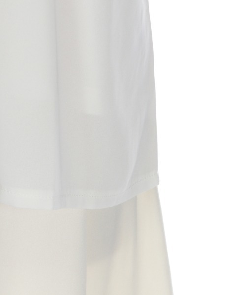 axes femme（アクシーズファム）の「バックシャンブラウスＰＯ（シャツ/ブラウス・レディース・ブラック/モカ/キナリ・MEDIUM）」の4枚目の写真