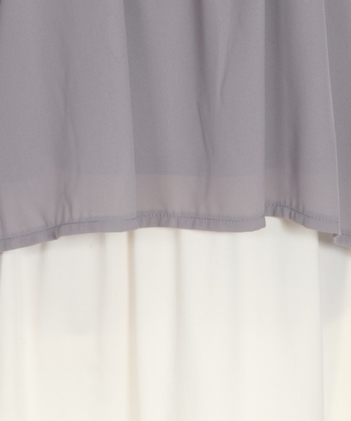 axes femme（アクシーズファム）の「バックシャンブラウスＰＯ（シャツ/ブラウス・レディース・ブラック/モカ/キナリ・MEDIUM）」の11枚目の写真