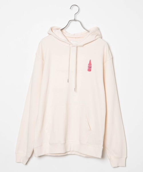 WEGO(ウィゴー)の「WEGO/ペアグラフィックプルパーカー(パーカー・メンズ・ベージュ/ホワイト/アイボリー/ブラック・SMALL/LARGE/MEDIUM)」の14枚目の写真