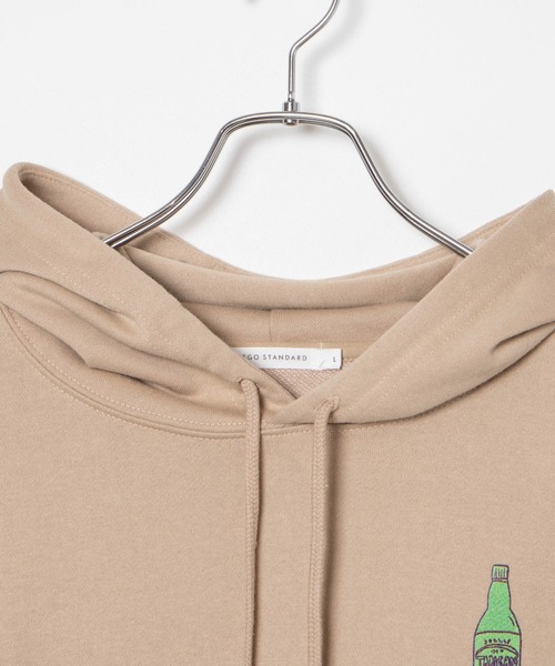 WEGO(ウィゴー)の「WEGO/ペアグラフィックプルパーカー(パーカー・メンズ・ベージュ/ホワイト/アイボリー/ブラック・SMALL/LARGE/MEDIUM)」の12枚目の写真