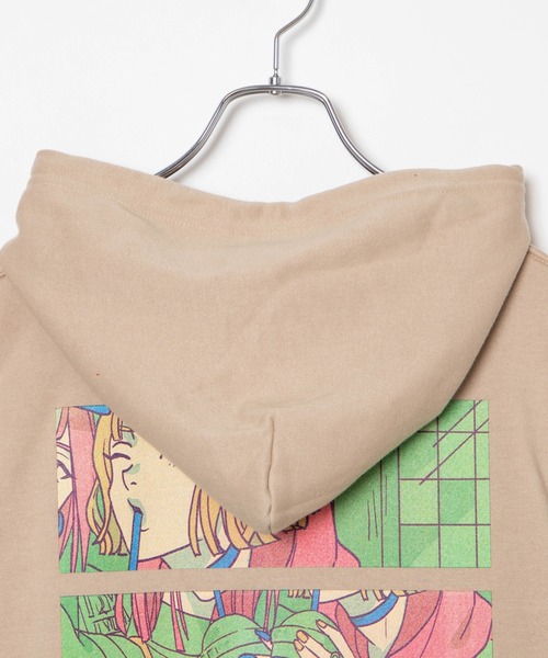 WEGO(ウィゴー)の「WEGO/ペアグラフィックプルパーカー(パーカー・メンズ・ベージュ/ホワイト/アイボリー/ブラック・SMALL/LARGE/MEDIUM)」の10枚目の写真