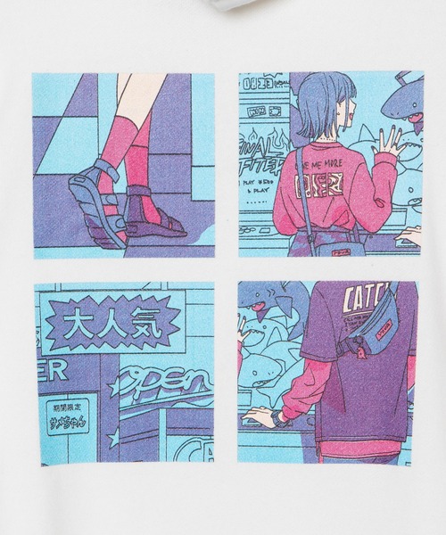 WEGO(ウィゴー)の「WEGO/ペアグラフィックプルパーカー(パーカー・メンズ・ベージュ/ホワイト/アイボリー/ブラック・SMALL/LARGE/MEDIUM)」の13枚目の写真