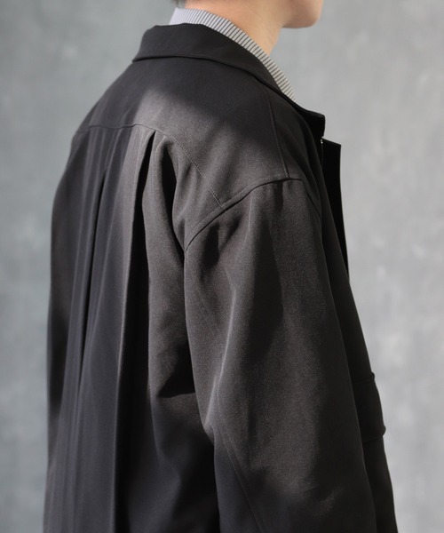 CREARE -LINO-（クレアーレリノ）の「くすみカラー オーバーサイズCPOブルゾン<セットアップ可>（ブルゾン・メンズ・カーキ/グレイッシュベージュ/ブラック・L/M）」の8枚目の写真