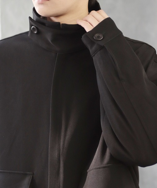 CREARE -LINO-（クレアーレリノ）の「くすみカラー オーバーサイズCPOブルゾン<セットアップ可>（ブルゾン・メンズ・カーキ/グレイッシュベージュ/ブラック・L/M）」の11枚目の写真