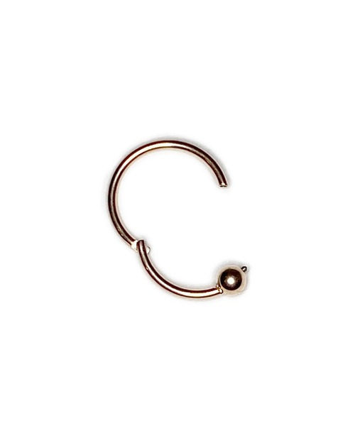 MORPH(モルフ)の「MORPH モルフ CBR クリッカー ボディーピアス 18ゲージ 6mm~12mm(ピアス(片耳用)・レディース・ピンクゴールド・10/6/8)」の6枚目の写真