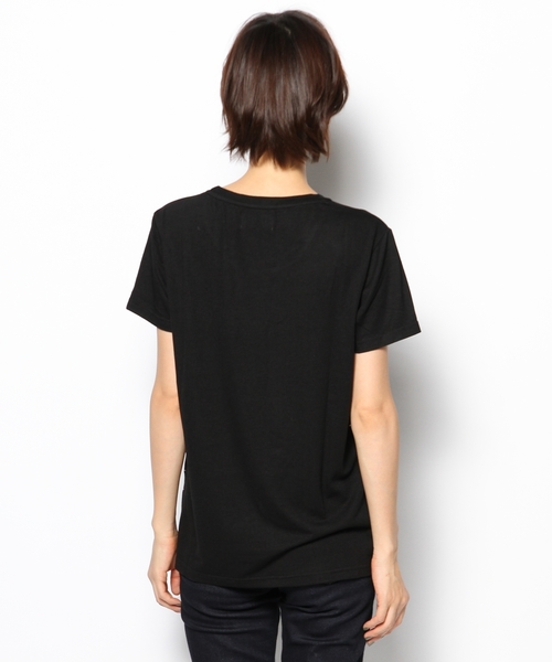 DANCE LB-03（ダンス エルビー・ゼロスリー）の「DOD LINE Tシャツ（Tシャツ/カットソー・レディース・ホワイト系/ブラック系・FREE）」の5枚目の写真