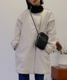 パイピングショートトレンチコート