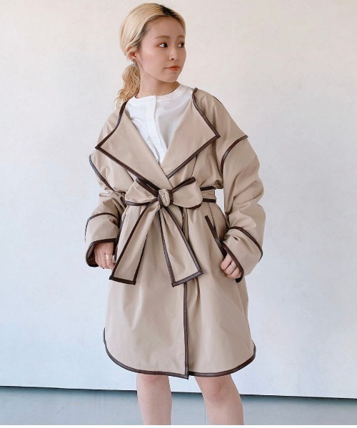 バニーユー パイピングコート VANNIE U（ヴァニーユー）の「パイピング