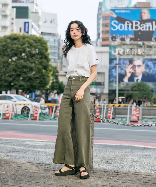 Authentic チャンピオン セール Champion T Shirts 44 Lt525c レディース コットン コットン 無地 半袖 Authentic Tシャツ Tシャツ カットソー Champion チャンピオン のファッション