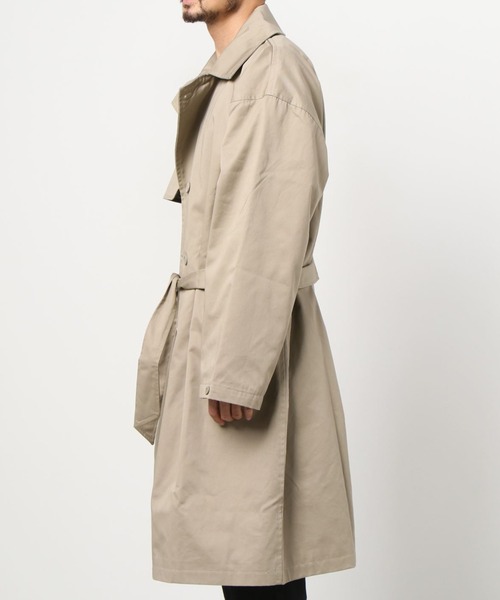 WEGO(ウィゴー)の「WEGO/トレンチコート(トレンチコート・メンズ・ベージュ・MEDIUM/LARGE)」の2枚目の写真