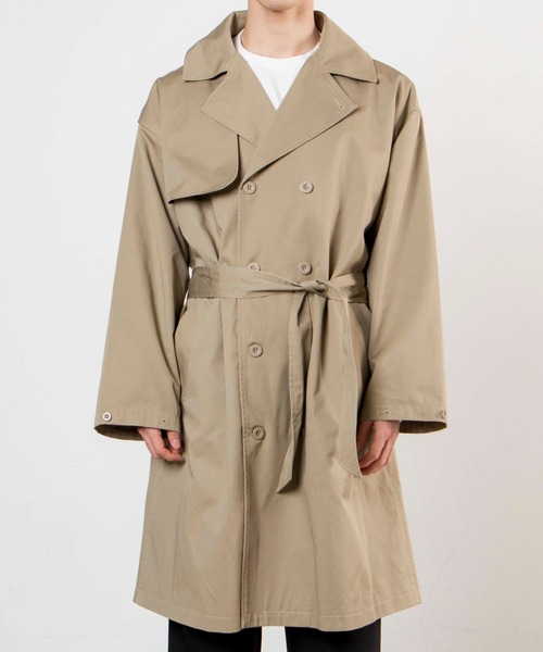WEGO(ウィゴー)の「WEGO/トレンチコート(トレンチコート・メンズ・ベージュ・MEDIUM/LARGE)」の5枚目の写真