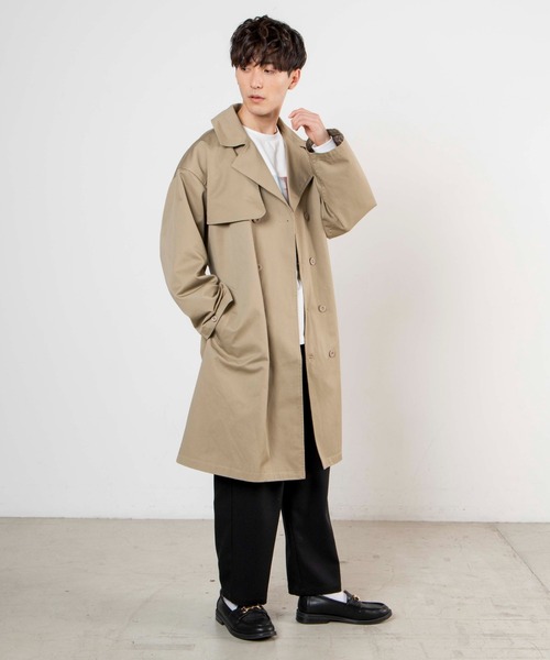WEGO(ウィゴー)の「WEGO/トレンチコート(トレンチコート・メンズ・ベージュ・MEDIUM/LARGE)」の9枚目の写真