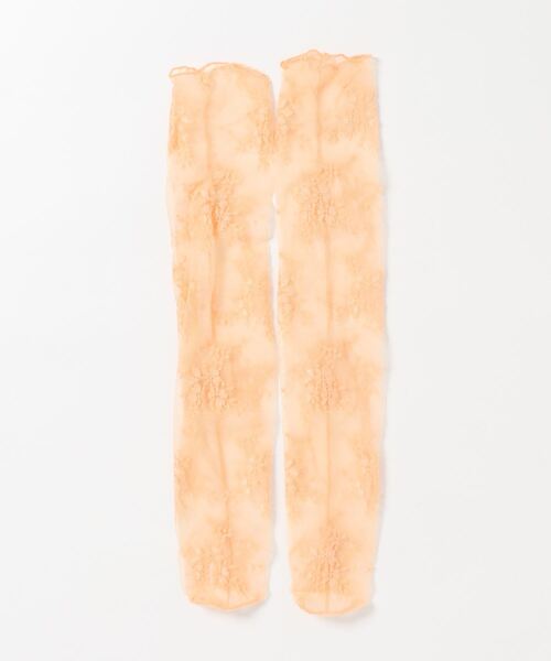 c.u.l（シーユーエル）の「【c.u.l】【単品販売】 フラワーデザイン 花柄レースソックス cula149（ソックス/靴下・レディース・ホワイト/ブラック/ベージュ/ブラウン/グレー/オレンジ/ブルーグレー/ライトベージュ・FREE）」の7枚目の写真